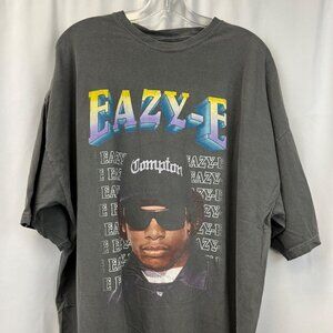 Easy E Men’s Crew Neck Short Sleeve T-Shirt Gray/Multi Size 3XL